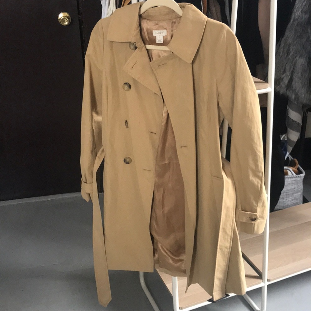 J crew trench coat